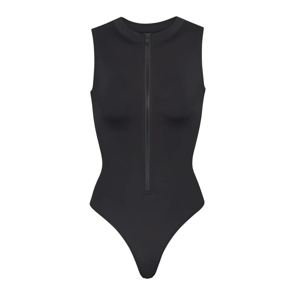 Skims sleeveless one piece zip up swimsuit - Picture 4 of 4